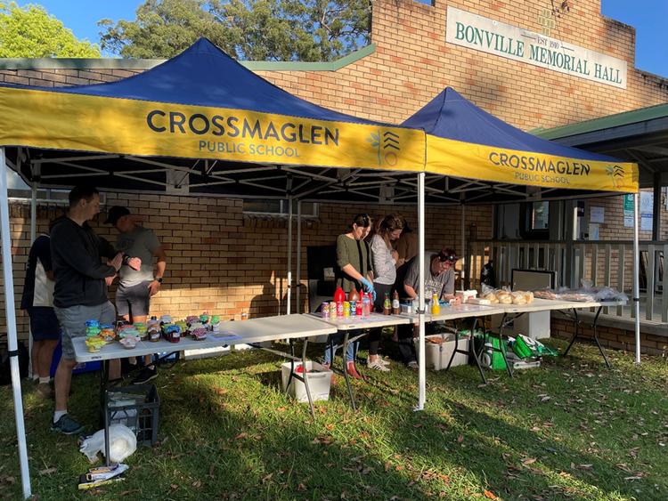 Crossmaglen P & C fundraising at an Election BBQ